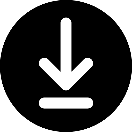 Ícono de descarga para botón de descarga